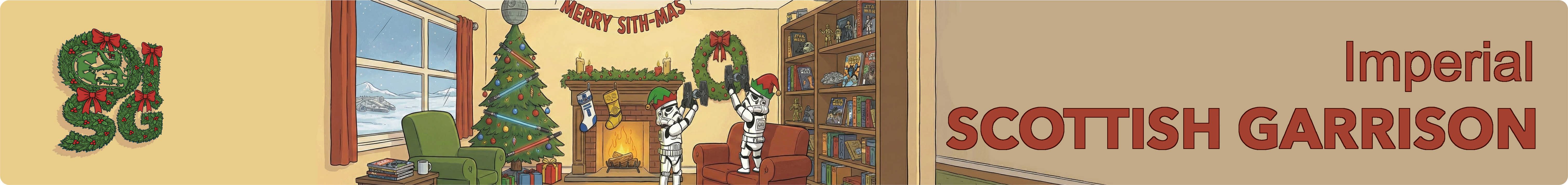 Hanging the decoration's