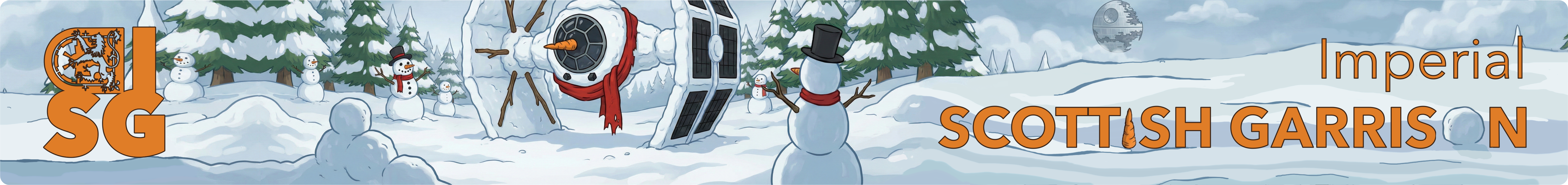 Building in the snow